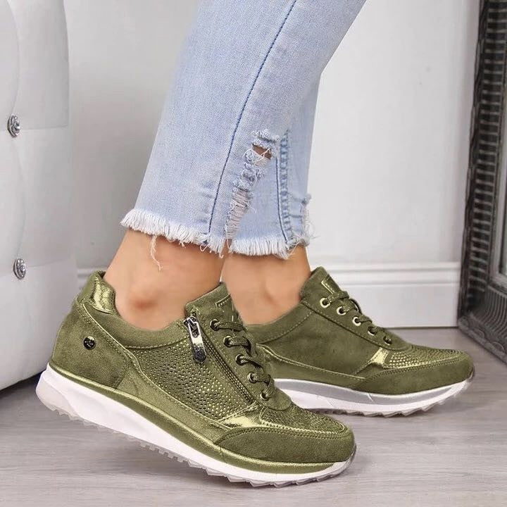 Berta | Ortopädische Turnschuhe mit Reißverschluss