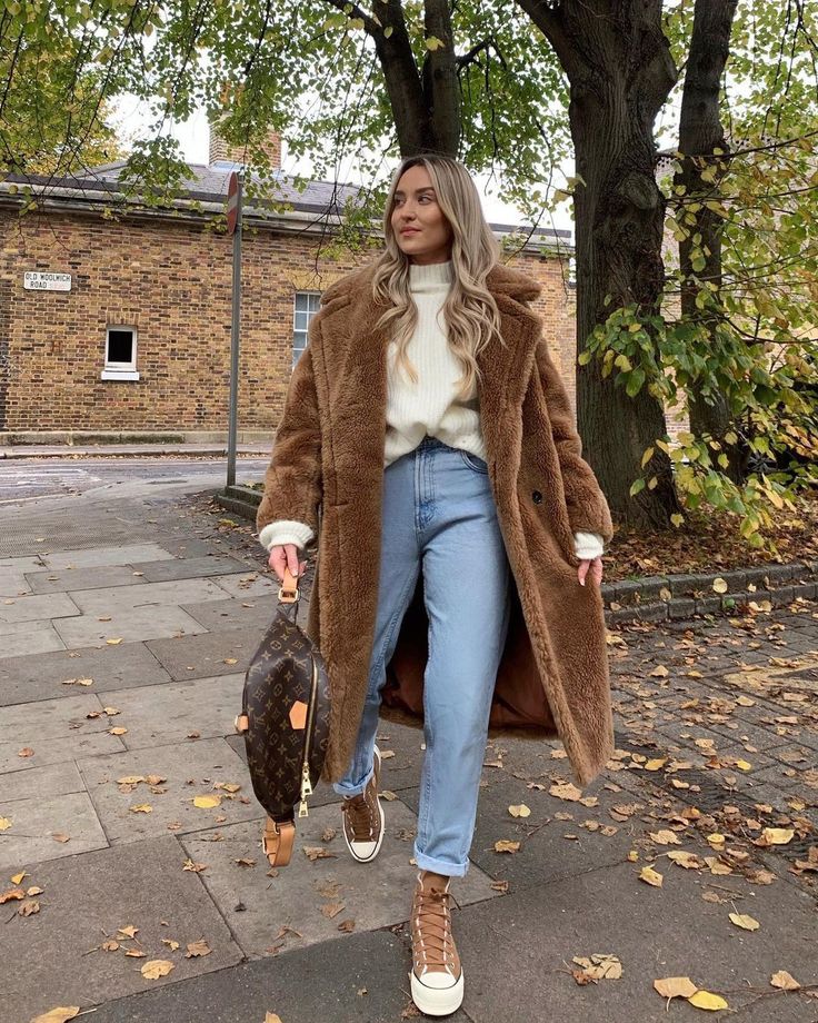 Zoey | Langer Teddymantel
