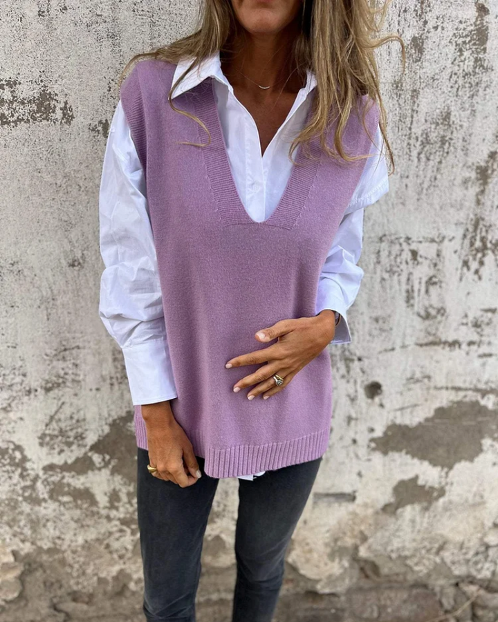 Ednasy | Strick-Sweater-Weste