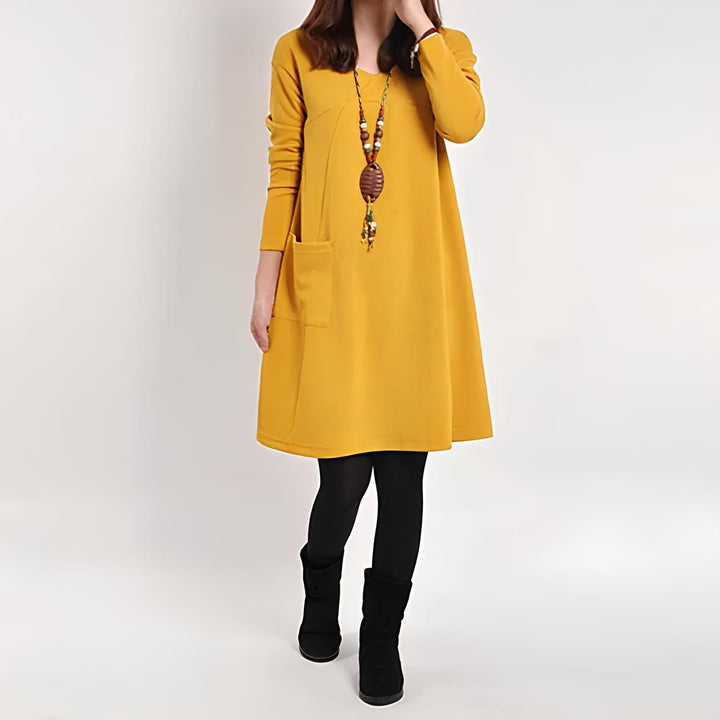 Ronja | Elegantes Kleid Mit Einer Tasche