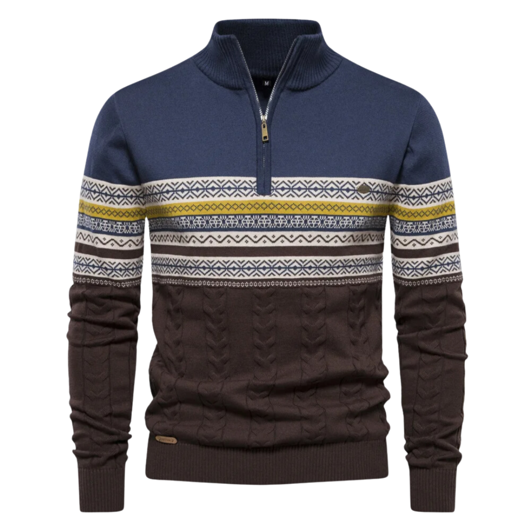 Xavier | Reißverschluss-Pullover für Herren