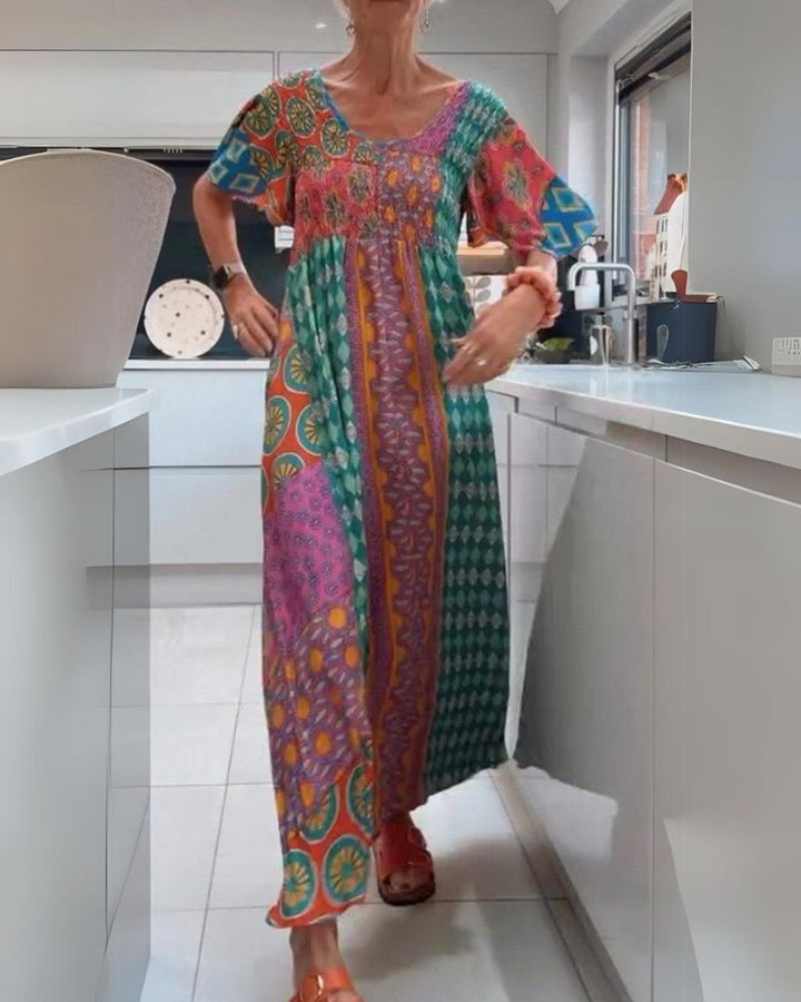 Monna | Buntes Bohemian Kleid
