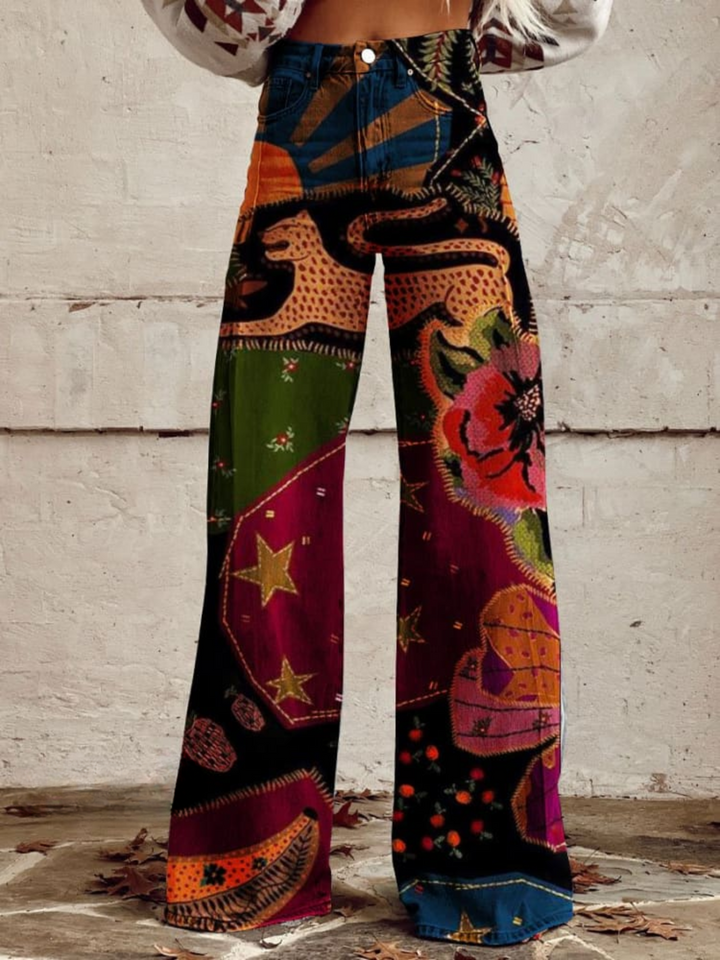 Herra | Vintage-Hose mit weitem Bein