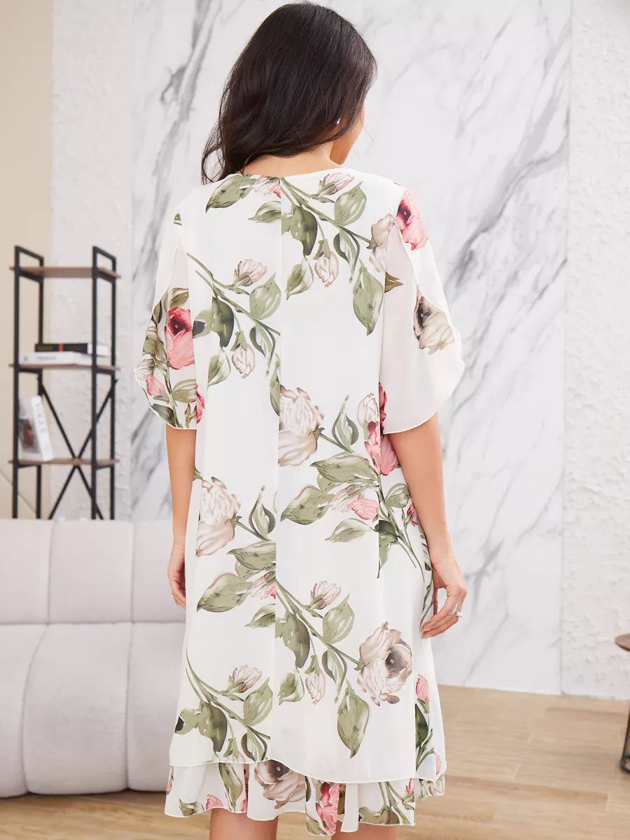 Madisyn | Elegantes Blumenkleid