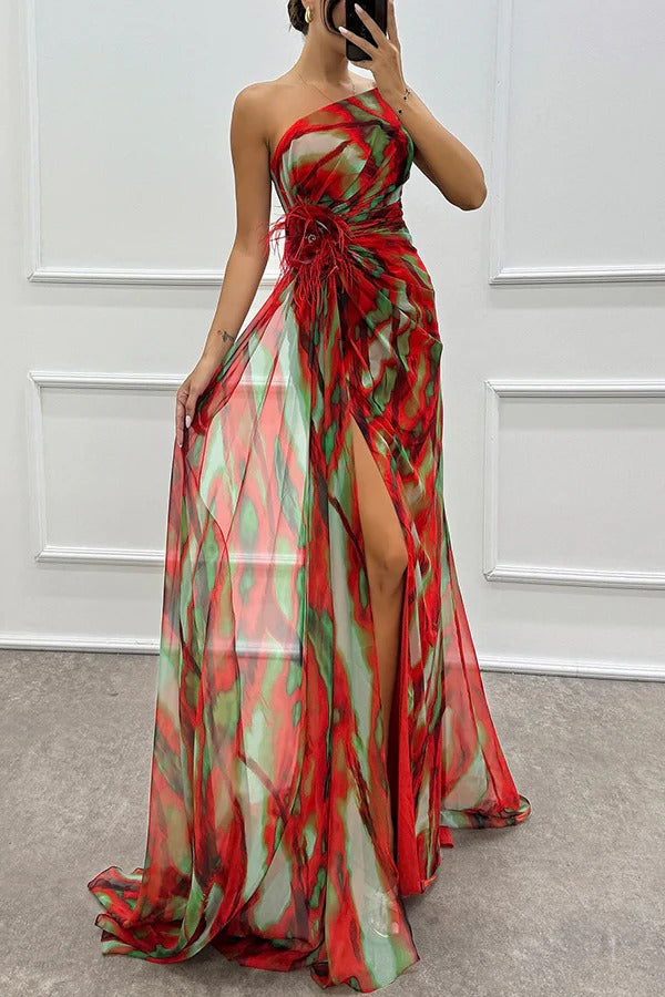 Coreen | Lebhaftes Maxikleid