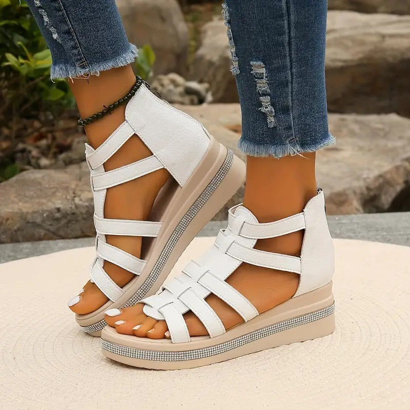 Yara | Elegante Keilsandalen