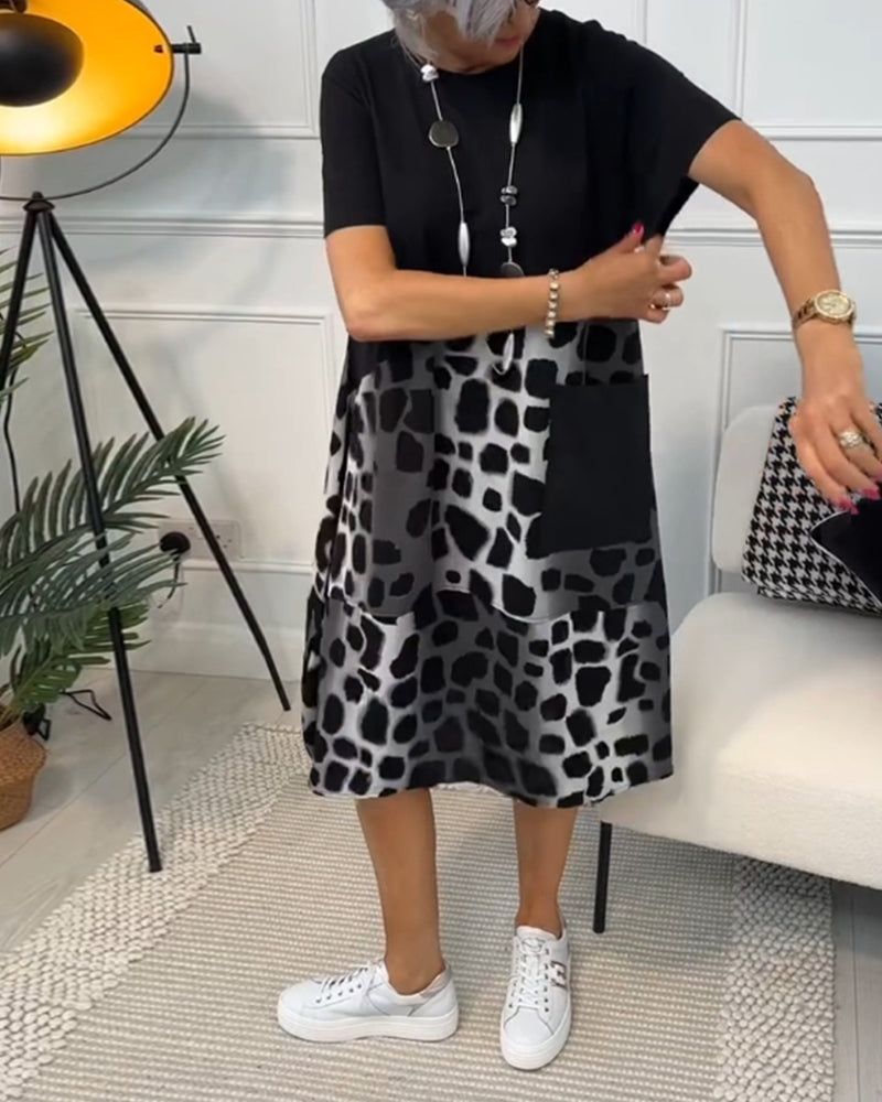 Zeyla | Luftiges Sommerkleid mit Rundhalsausschnitt
