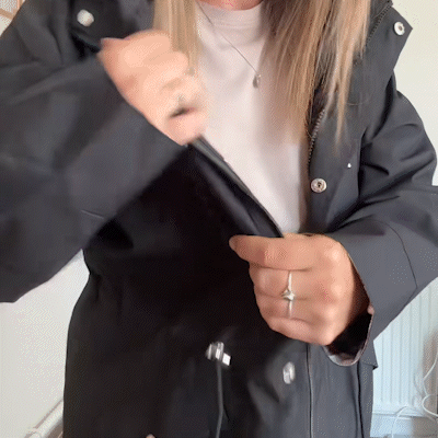 Sierra | Wasserdichte Karierte Regenjacke