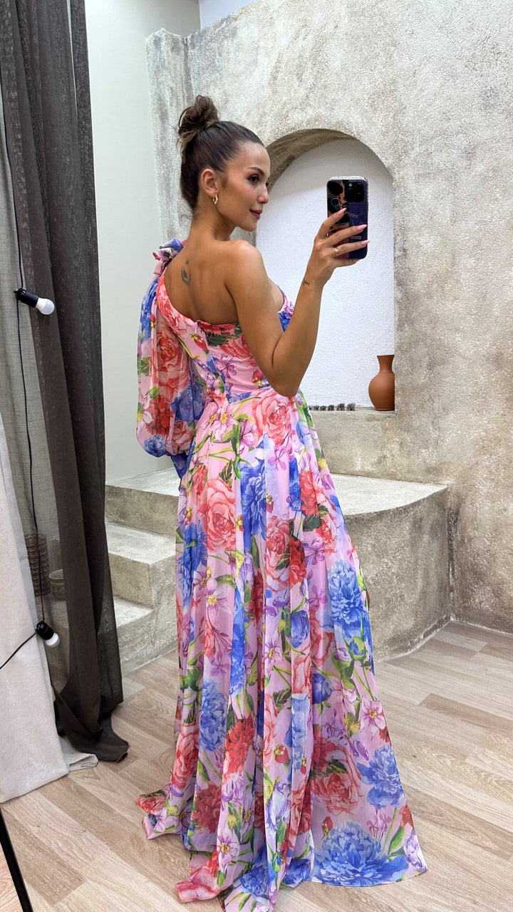 Maurine | Atemberaubendes Fließendes Kleid