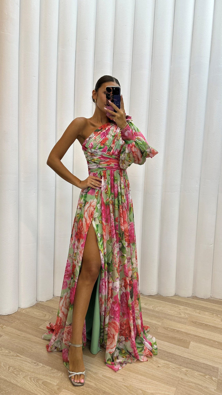 Maurine | Atemberaubendes Fließendes Kleid