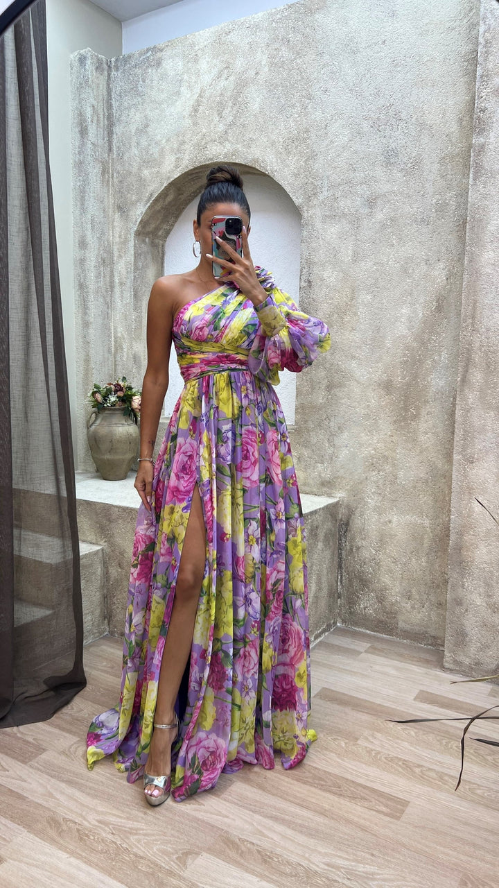 Maurine | Atemberaubendes Fließendes Kleid