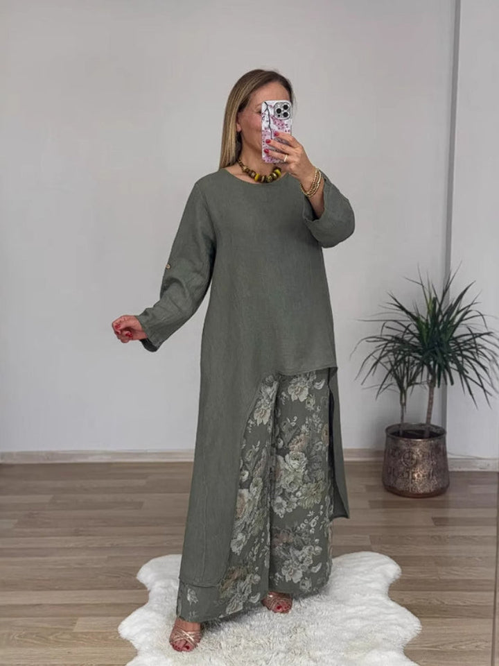 Rosilla | Elegantes Set aus Bluse und Hose