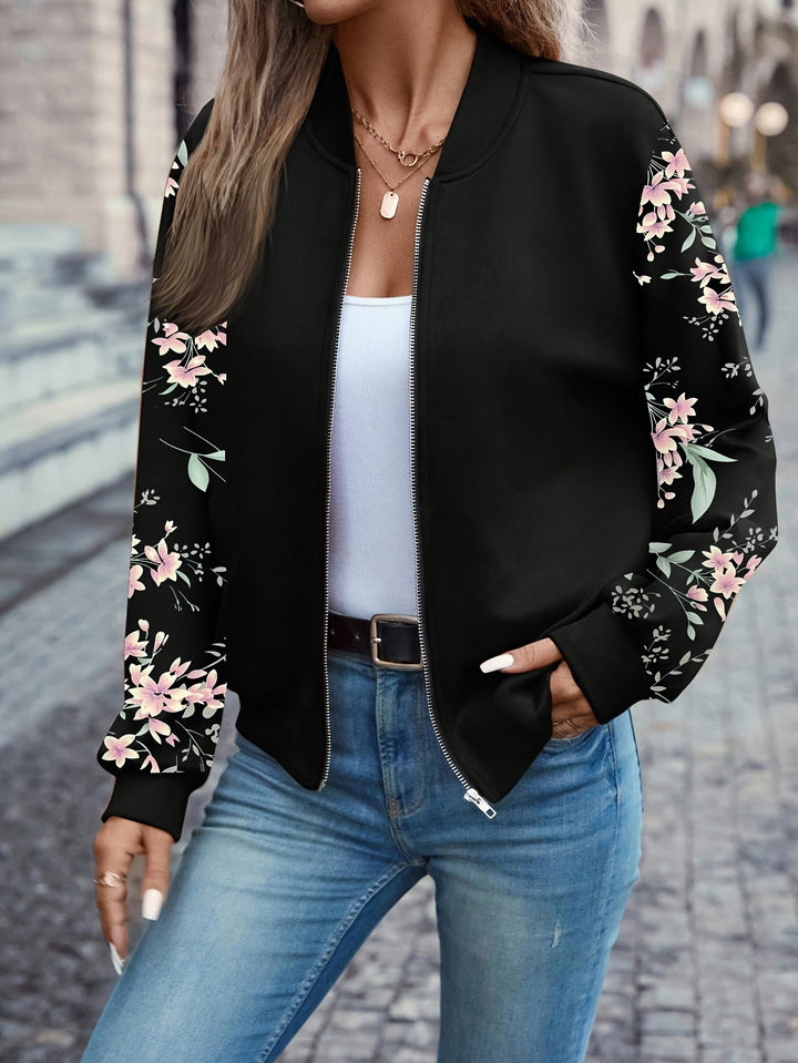 Fenna | Modische Jacke mit Blumenmuster