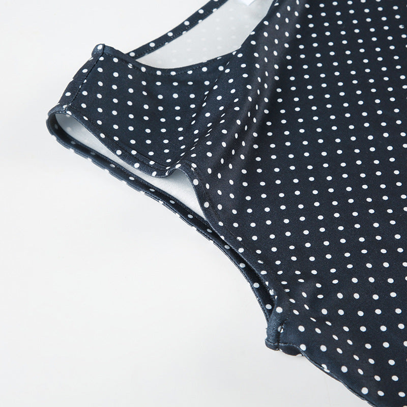 Avah | Gepunktetes Minikleid