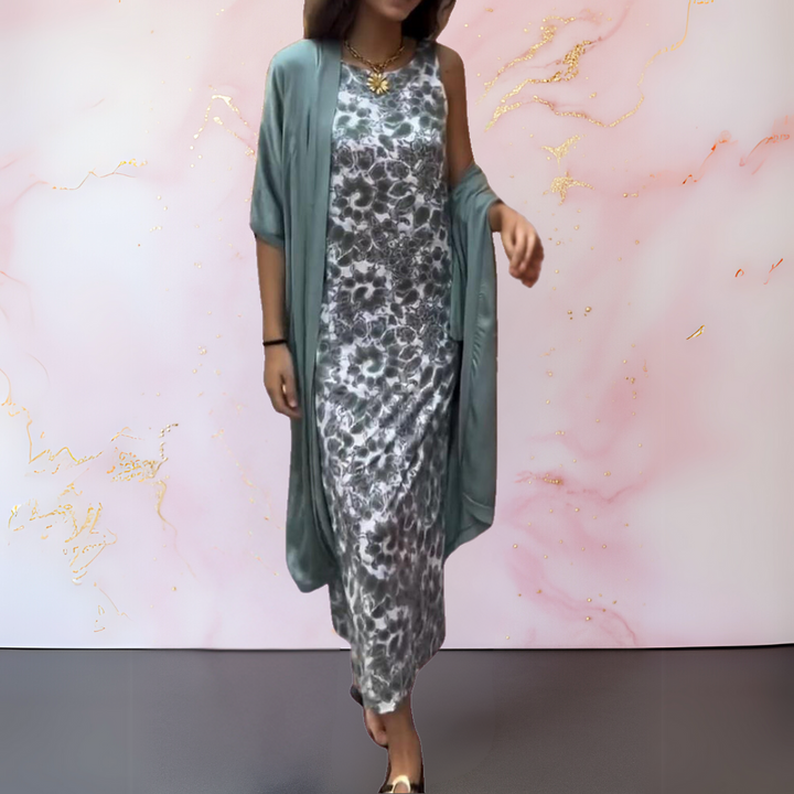 Miran | Elegantes Kleid mit Strickjacke