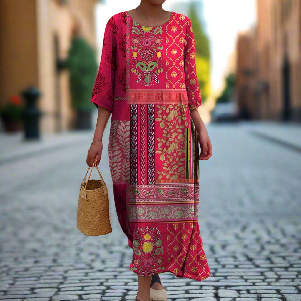 Journi | Fließendes Ethno-Kleid