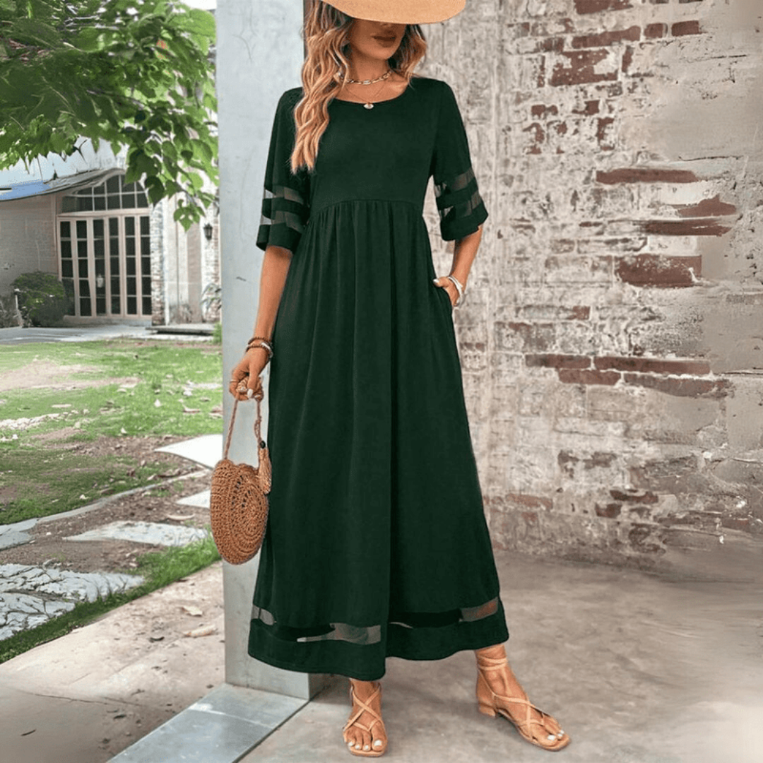Beryl | Klassisches Elegantes Maxikleid