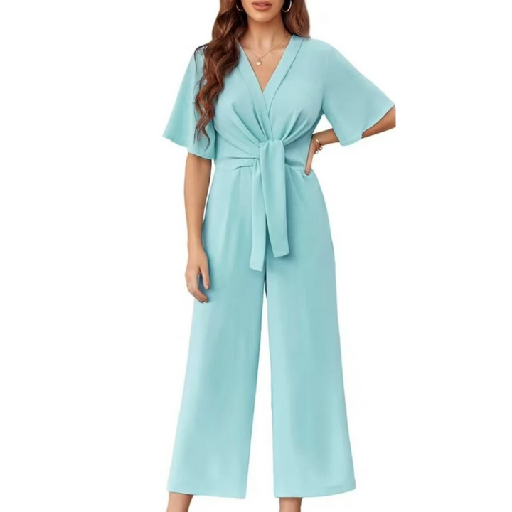 Garan | Eleganter Jumpsuit mit Taillenknoten