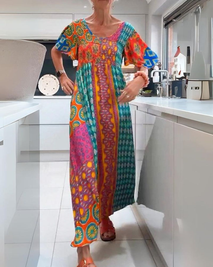 Monna | Buntes Bohemian Kleid
