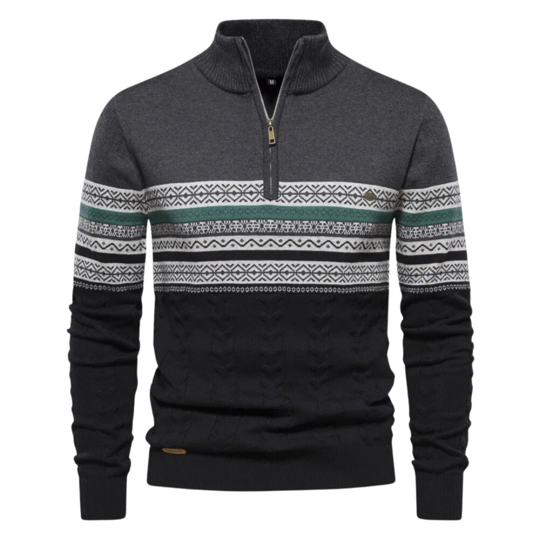 Xavier | Reißverschluss-Pullover für Herren