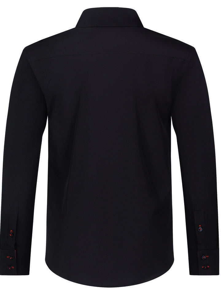 Nico™ - Herren-Langarm-Polohemd mit stilvollem Knopfverschluss
