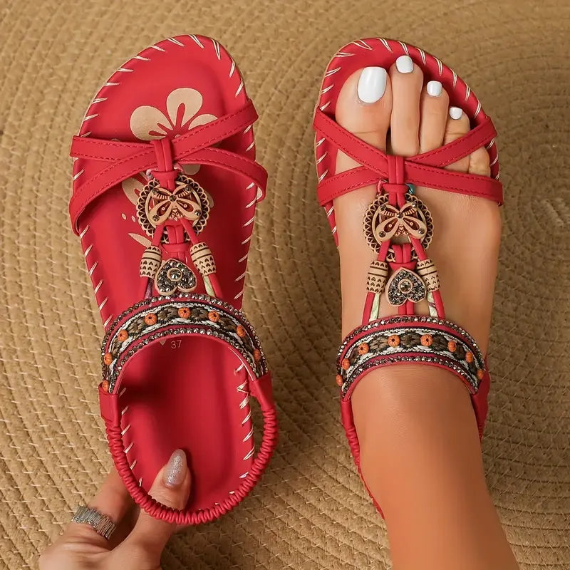 Lilay | Elegante Orthopädische Blüten Sandalen