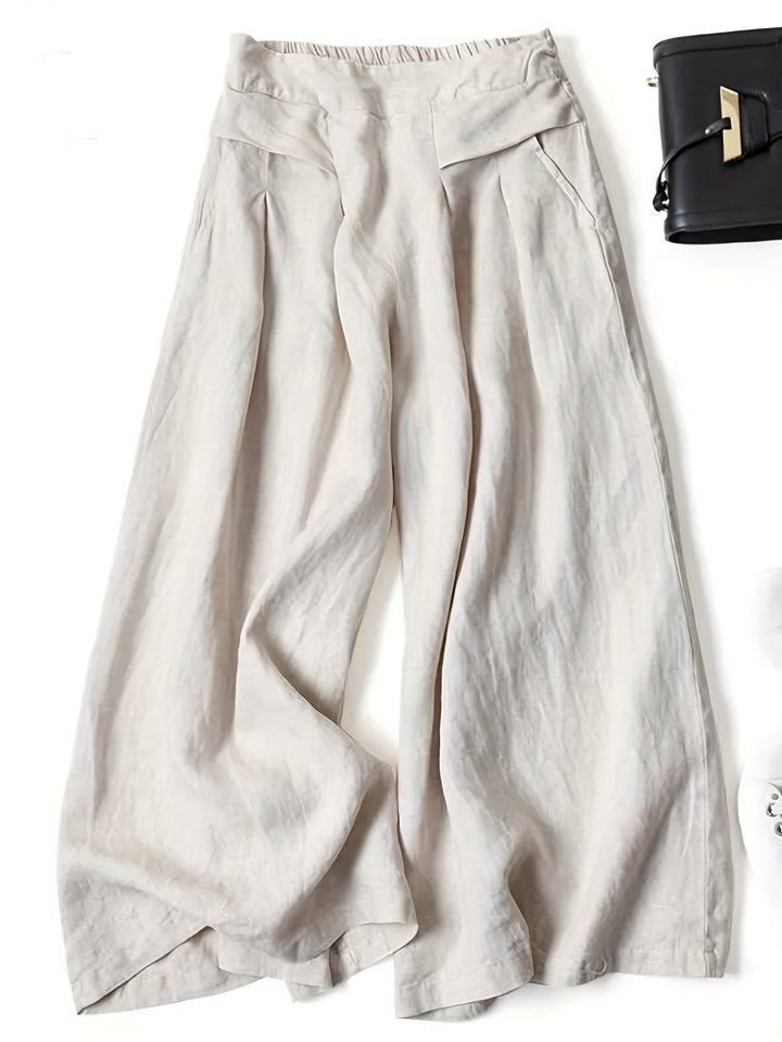 Belle | Bequeme Capri-Hose mit weitem Bein