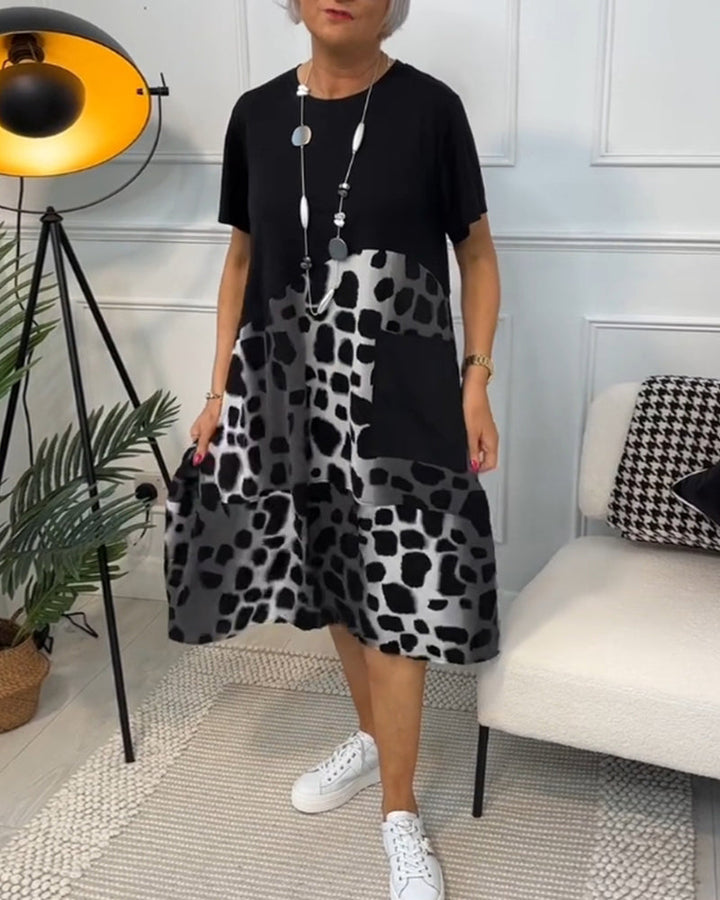 Zeyla | Luftiges Sommerkleid mit Rundhalsausschnitt