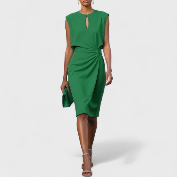 Lucia | Elegantes Modernes Midi-Kleid
