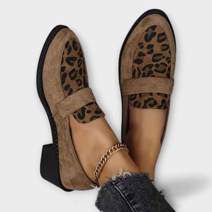Stefanie | elegante Damenschuhe mit Leopardenmuster