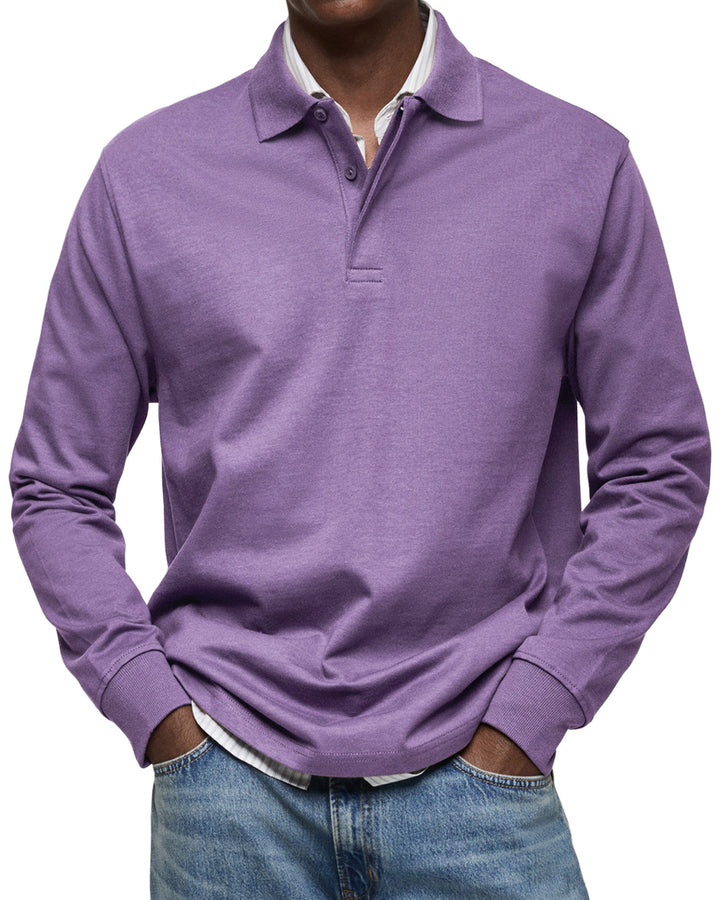 Archer | Modernes Langarm-Poloshirt