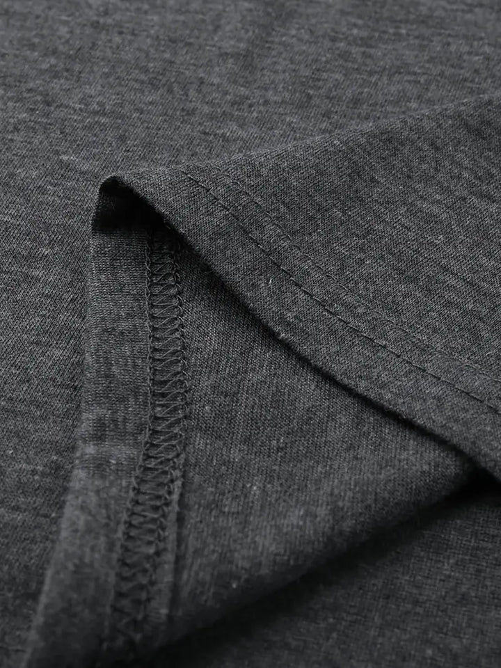 Daye | Lässiges Longline Crew Neck T-Shirt