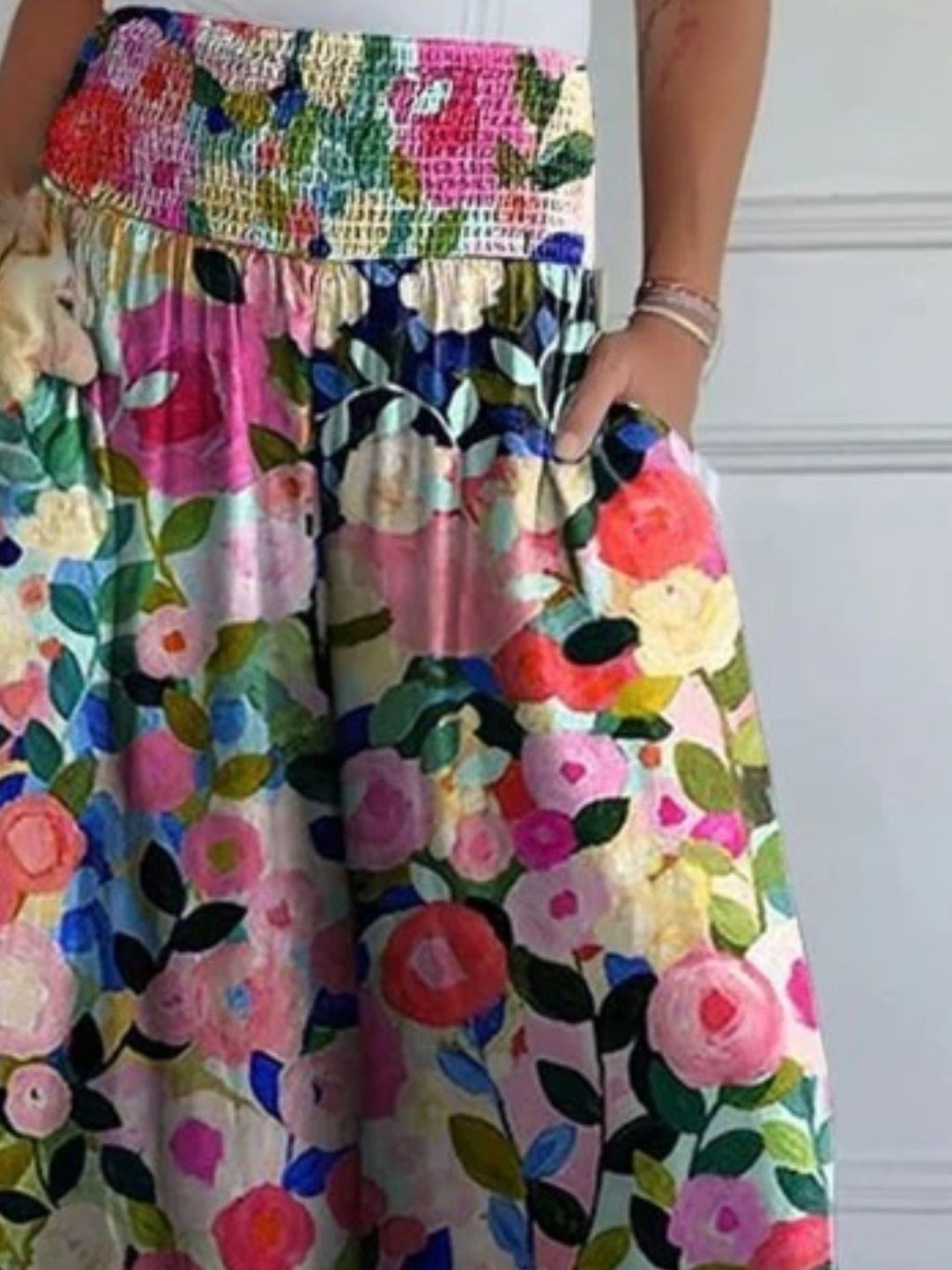 Marlin | Weit geschnittene bunte Hose