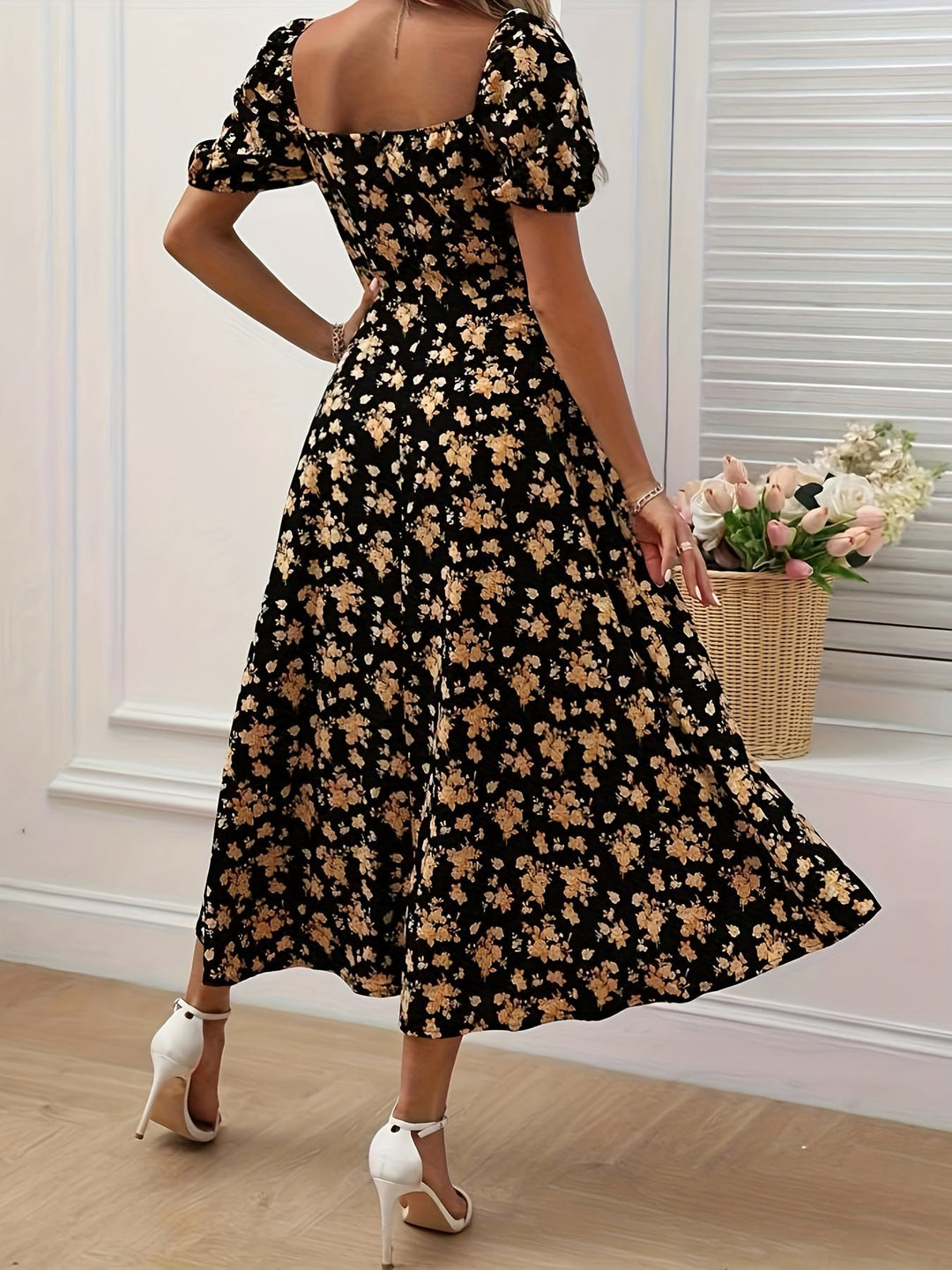 Xiomarax | Feminin floral Kleid