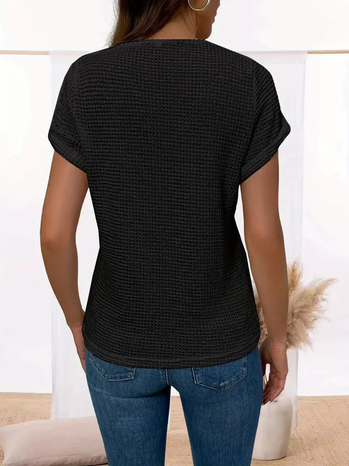Hallie | Schickes Shirt mit Rundhalsausschnitt aus Spitze