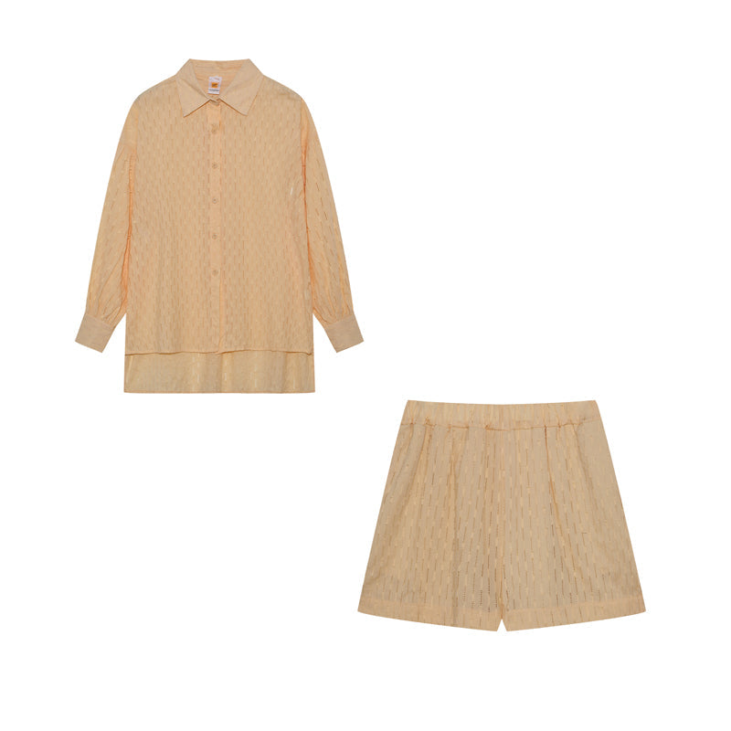 Lizbeh | Luftiges Shirt- und Shorts-Set