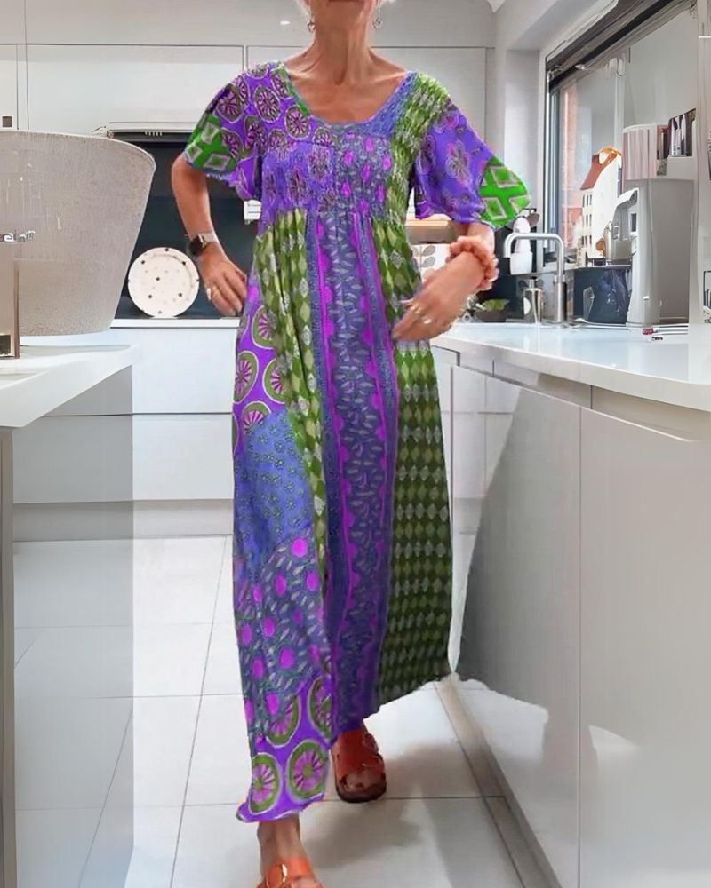 Monna | Buntes Bohemian Kleid