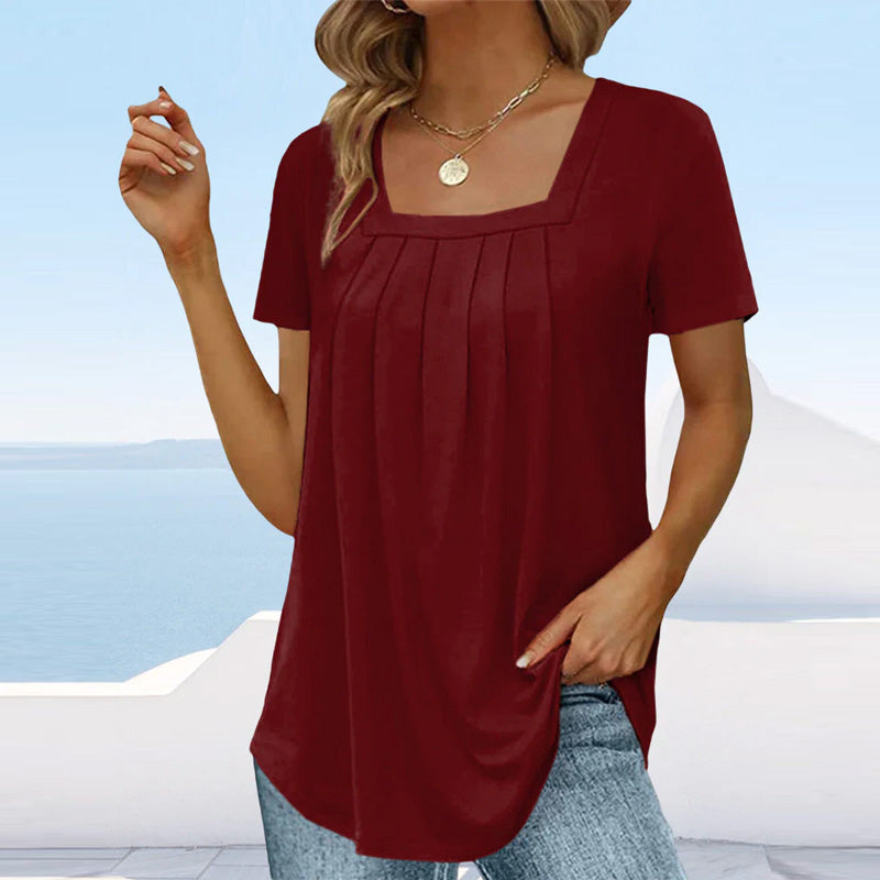Minda | Elegante Faltenbluse
