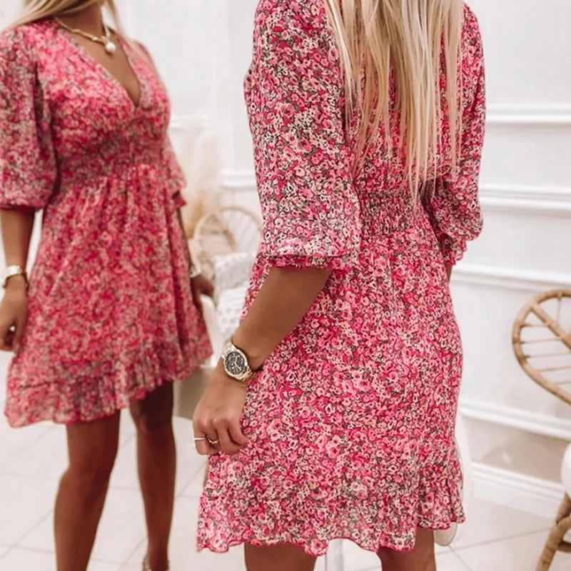 Leylani |  Elegantes Blumenkleid