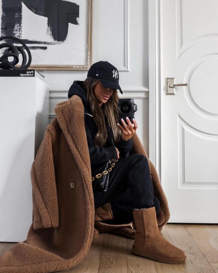 Zoey | Langer Teddymantel
