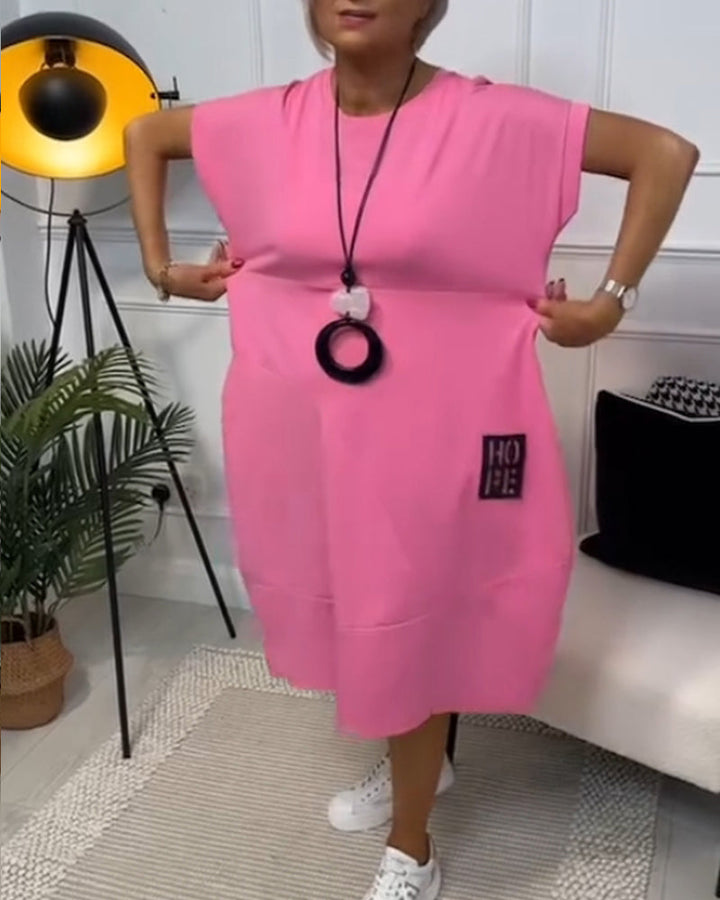 Layne | Luftiges Sommerkleid mit Rundhalsausschnitt
