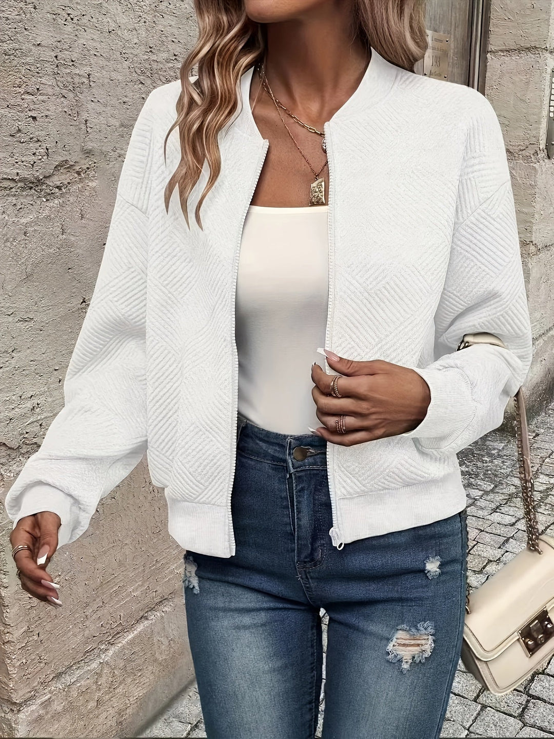 Alazne | Leichte Zip-Up Jacke
