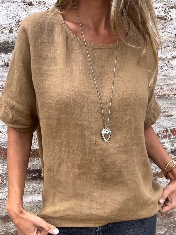 Camia | Minimalistisches Entspanntes Top