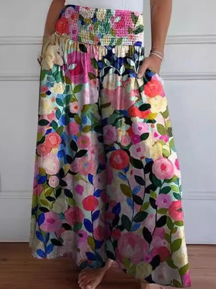 Marlin | Weit geschnittene bunte Hose