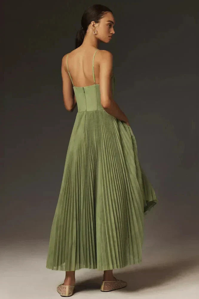 Nikky | Plissiertes Tüll-Midikleid