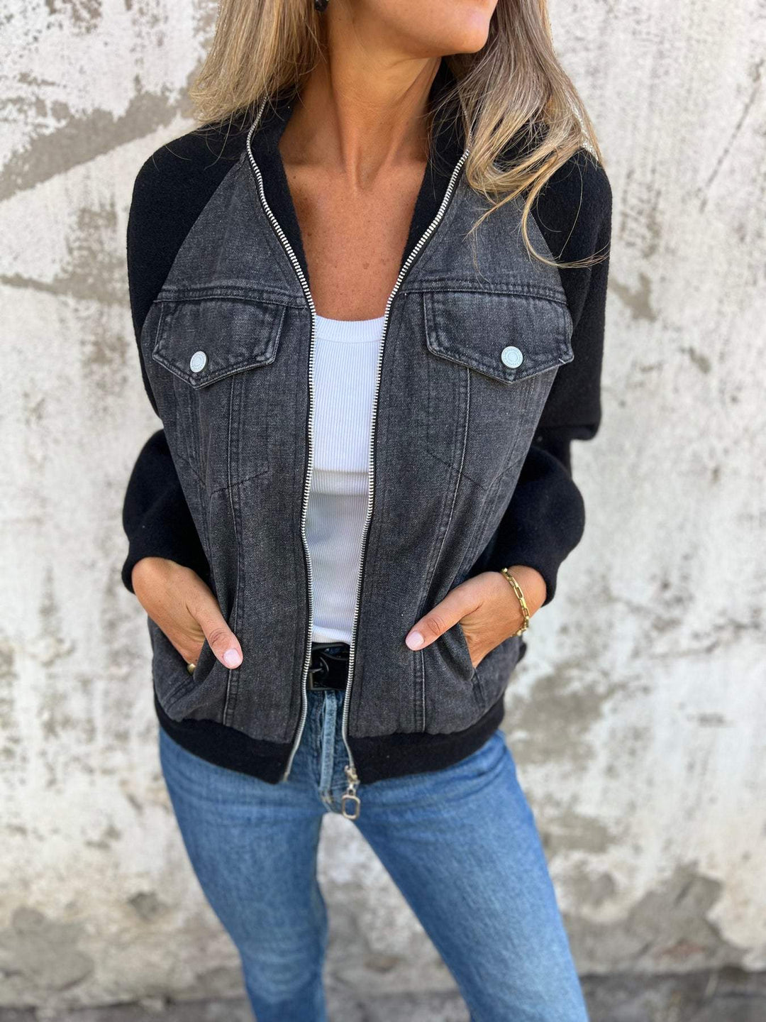 Maddy | Lässige Jacke mit Reißverschluss