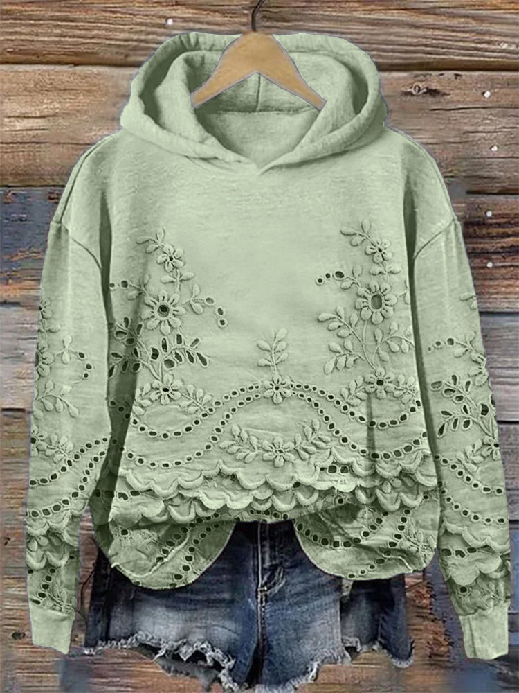 Rizza | Vintage Bedruckter Hoodie
