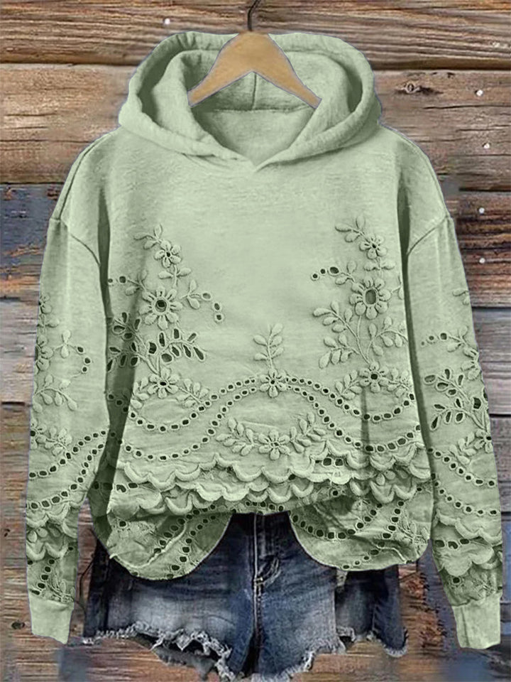 Rizza | Vintage Bedruckter Hoodie