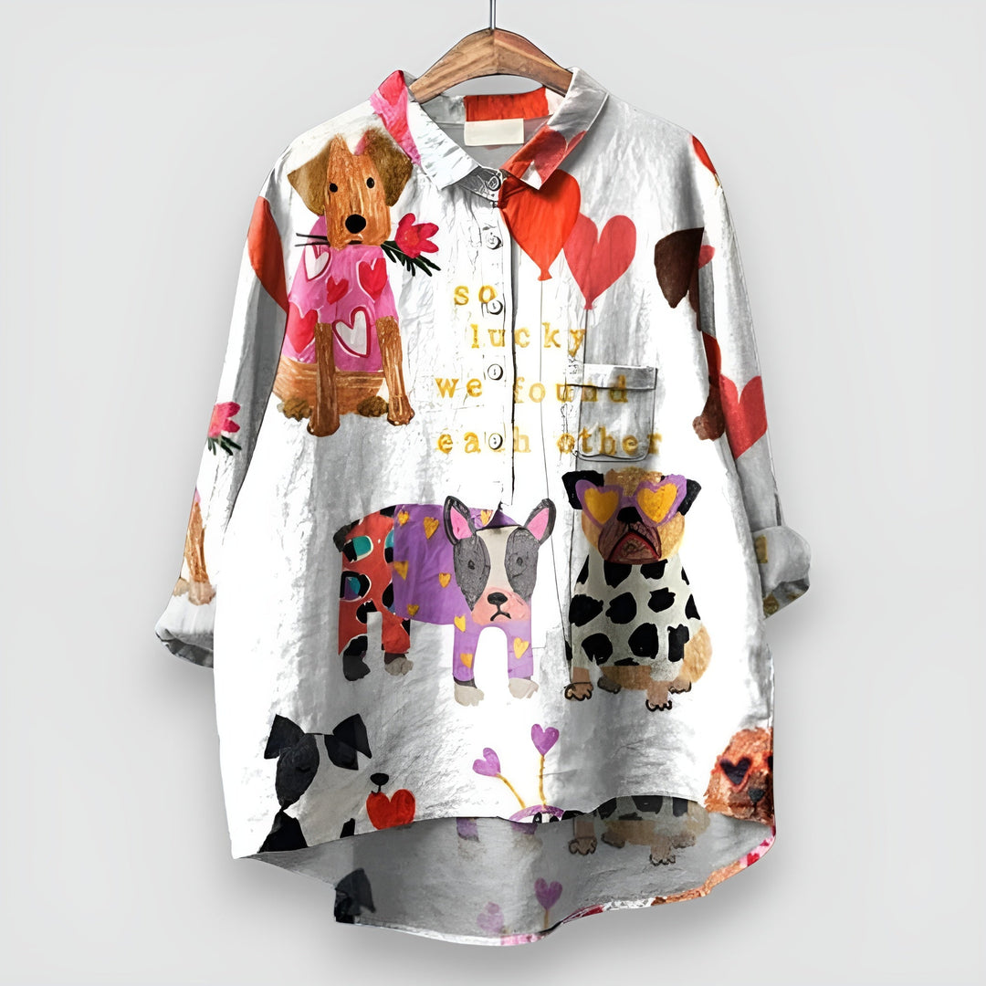 Bailee | Shirt für Damen mit Hundeprint