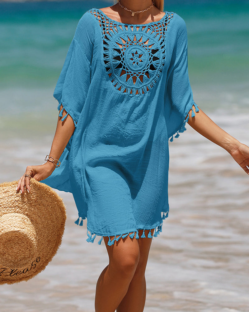 Zoya | Boho Strandüberwurf
